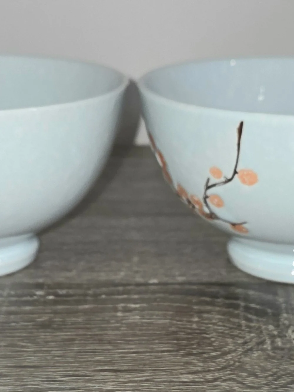 Set of 2 Japanese Hand Painted Signed Rice Bowl 4.5” x 2.5”